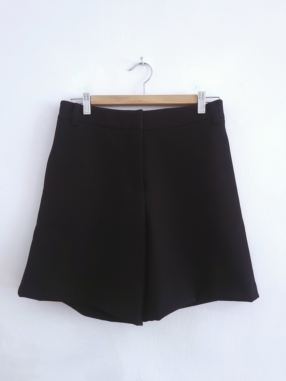 Opening Ceremony Black Neoprene Tailored Shorts